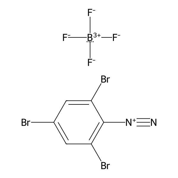 Benzenediazonium, 2,4,6-tribromo-, tetrafluoroborate(1-) (1:1) (ACI) Structure