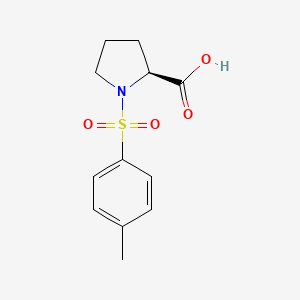 (2S)-1-(4-methylbenzenesulfonyl)pyrrolidine-2-carboxylic acid Structure