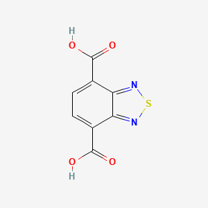 2,1,3-benzothiadiazole-4,7-dicarboxylic acid Structure