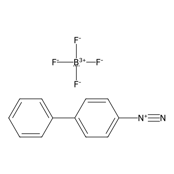 [1,1′-Biphenyl]-4-diazonium, tetrafluoroborate(1-) (1:1) (ACI) Structure