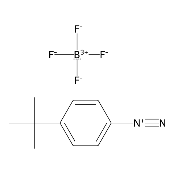 Benzenediazonium, 4-(1,1-dimethylethyl)-, tetrafluoroborate(1-) (1:1) (ACI) Structure