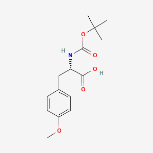 Boc-O-methyl-L-tyrosine Structure