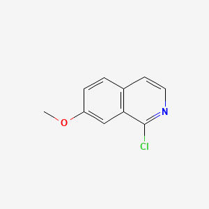 1-chloro-7-methoxyisoquinoline Structure