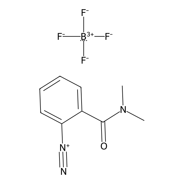 Benzenediazonium, 2-[(dimethylamino)carbonyl]-, tetrafluoroborate(1-) (1:1) (ACI) Structure