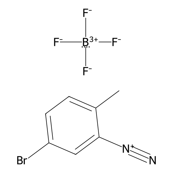 Benzenediazonium, 5-bromo-2-methyl-, tetrafluoroborate(1-) (1:1) (ACI) Structure