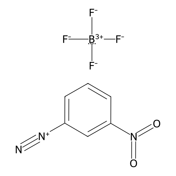 Benzenediazonium, 3-nitro-, tetrafluoroborate(1-) (1:1) (ACI) Structure