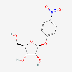 .beta.-D-Ribofuranoside, 4-nitrophenyl Structure