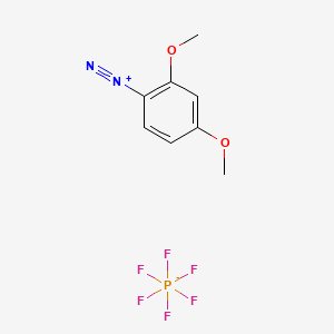 Benzenediazonium, 2,4-dimethoxy-, hexafluorophosphate(1-) (1:1) (ACI) Structure