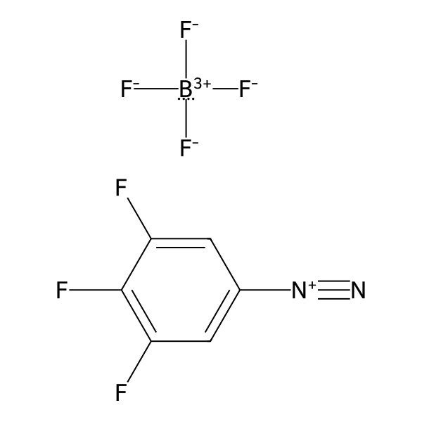 Benzenediazonium, 3,4,5-trifluoro-, tetrafluoroborate(1-) (1:1) (ACI) Structure