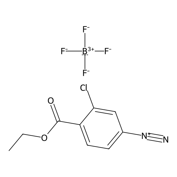 Benzenediazonium, 3-chloro-4-(ethoxycarbonyl)-, tetrafluoroborate(1-) (1:1) (ACI) Structure