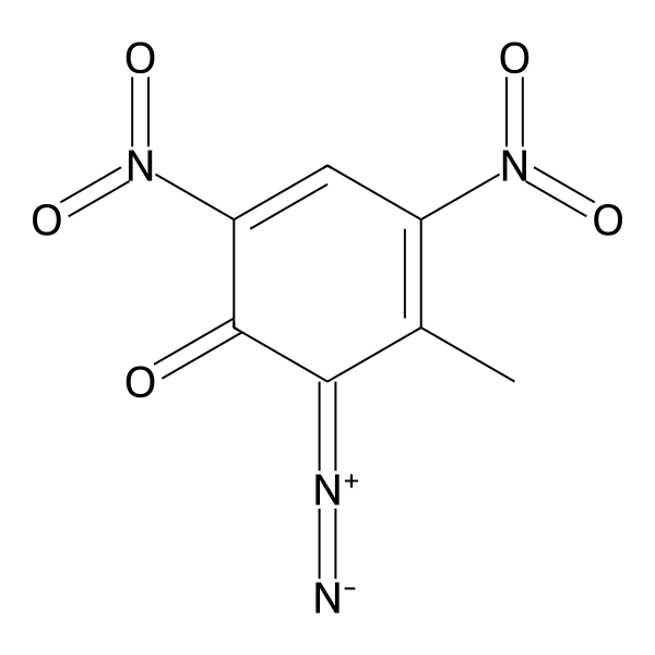 3,5-Cyclohexadiene-1,2-dione, 3-methyl-4,6-dinitro-, 2-one (ACI) Structure