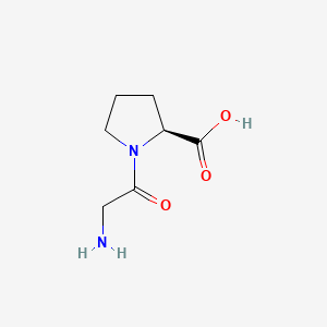 Glycyl-L-proline Structure