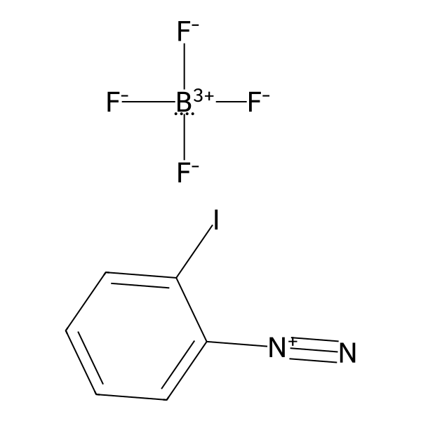 Benzenediazonium, 2-iodo-, tetrafluoroborate(1-) (1:1) (ACI) Structure