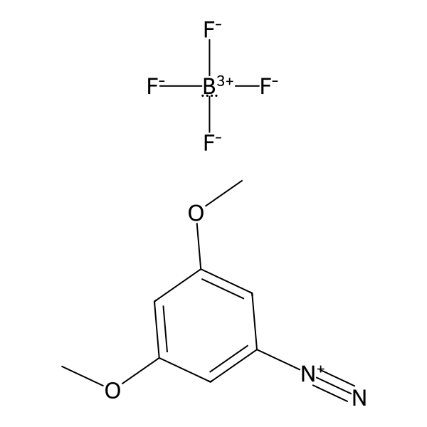 Benzenediazonium, 3,5-dimethoxy-, tetrafluoroborate(1-) (1:1) (ACI) Structure