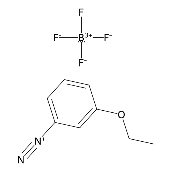 Benzenediazonium, 3-ethoxy-, tetrafluoroborate(1-) (1:1) (ACI) Structure