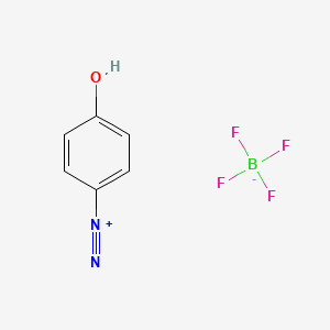 Benzenediazonium, 4-hydroxy-, tetrafluoroborate(1-) (1:1) (ACI) Structure
