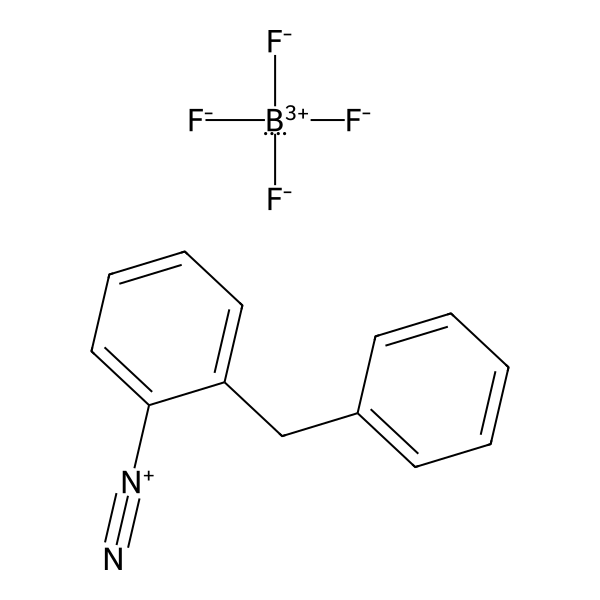 Benzenediazonium, 2-(phenylmethyl)-, tetrafluoroborate(1-) (1:1) (ACI) Structure