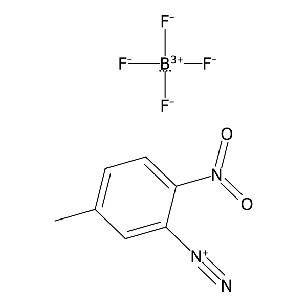 Benzenediazonium, 5-methyl-2-nitro-, tetrafluoroborate(1-) (1:1) (ACI) Structure