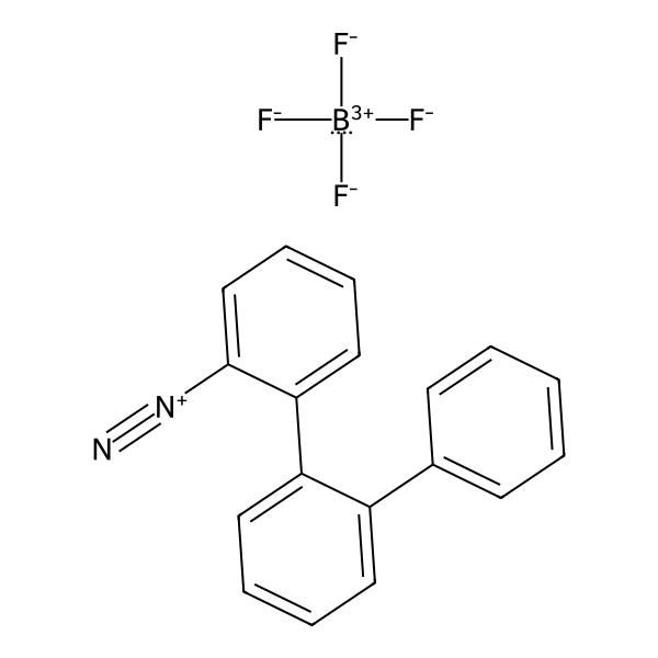 [1,1′:2′,1′′-Terphenyl]-2-diazonium, tetrafluoroborate(1-) (1:1) (ACI) Structure