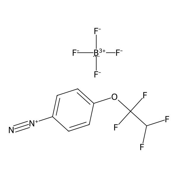 Benzenediazonium, 4-(1,1,2,2-tetrafluoroethoxy)-, tetrafluoroborate(1-) (1:1) (ACI) Structure