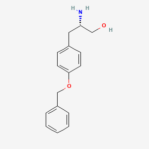 (S)-2-AMINO-3-[4-(PHENYLMETHOXY)PHENYL]-1-PROPANOL Structure