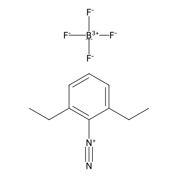 Benzenediazonium, 2,6-diethyl-, tetrafluoroborate(1-) (1:1) (ACI) Structure