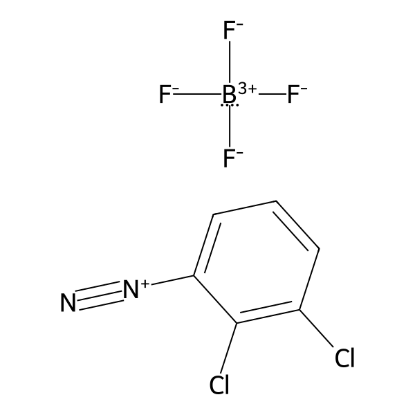 Benzenediazonium, 2,3-dichloro-, tetrafluoroborate(1-) (1:1) (ACI) Structure