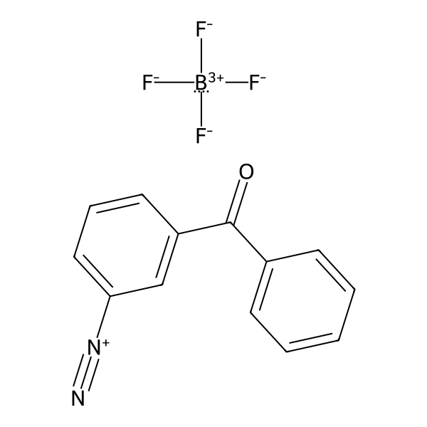 Benzenediazonium, 3-benzoyl-, tetrafluoroborate(1-) (1:1) (ACI) Structure
