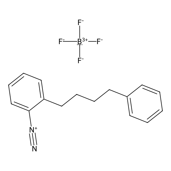 Benzenediazonium, 2-(4-phenylbutyl)-, tetrafluoroborate(1-) (1:1) (ACI) Structure