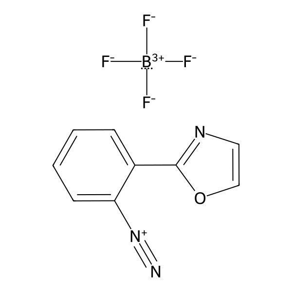 Benzenediazonium, 2-(2-oxazolyl)-, tetrafluoroborate(1-) (1:1) (ACI) Structure