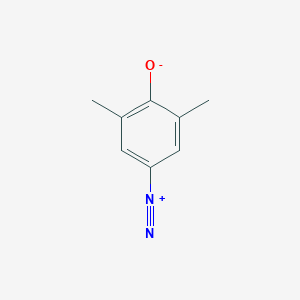 2,5-Cyclohexadiene-1,4-dione, 2,6-dimethyl-, 4-one (ACI) Structure