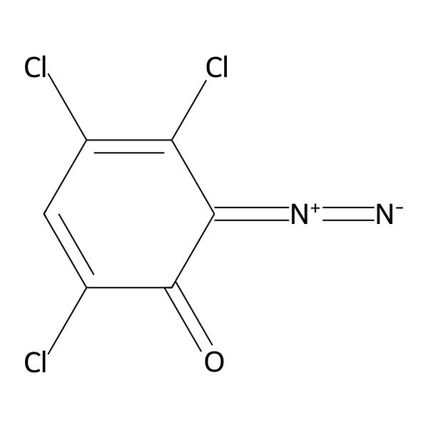 3,5-Cyclohexadiene-1,2-dione, 3,4,6-trichloro-, 2-one (ACI) Structure