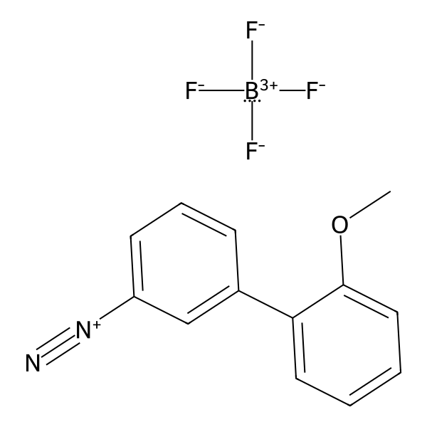 [1,1′-Biphenyl]-3-diazonium, 2′-methoxy-, tetrafluoroborate(1-) (1:1) (ACI) Structure