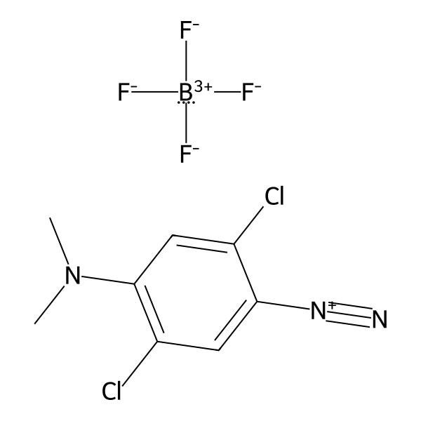 Benzenediazonium, 2,5-dichloro-4-(dimethylamino)-, tetrafluoroborate(1-) (1:1) (ACI) Structure